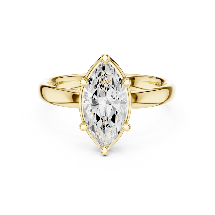 Marquise Diamond Solitaire Engagement Ring