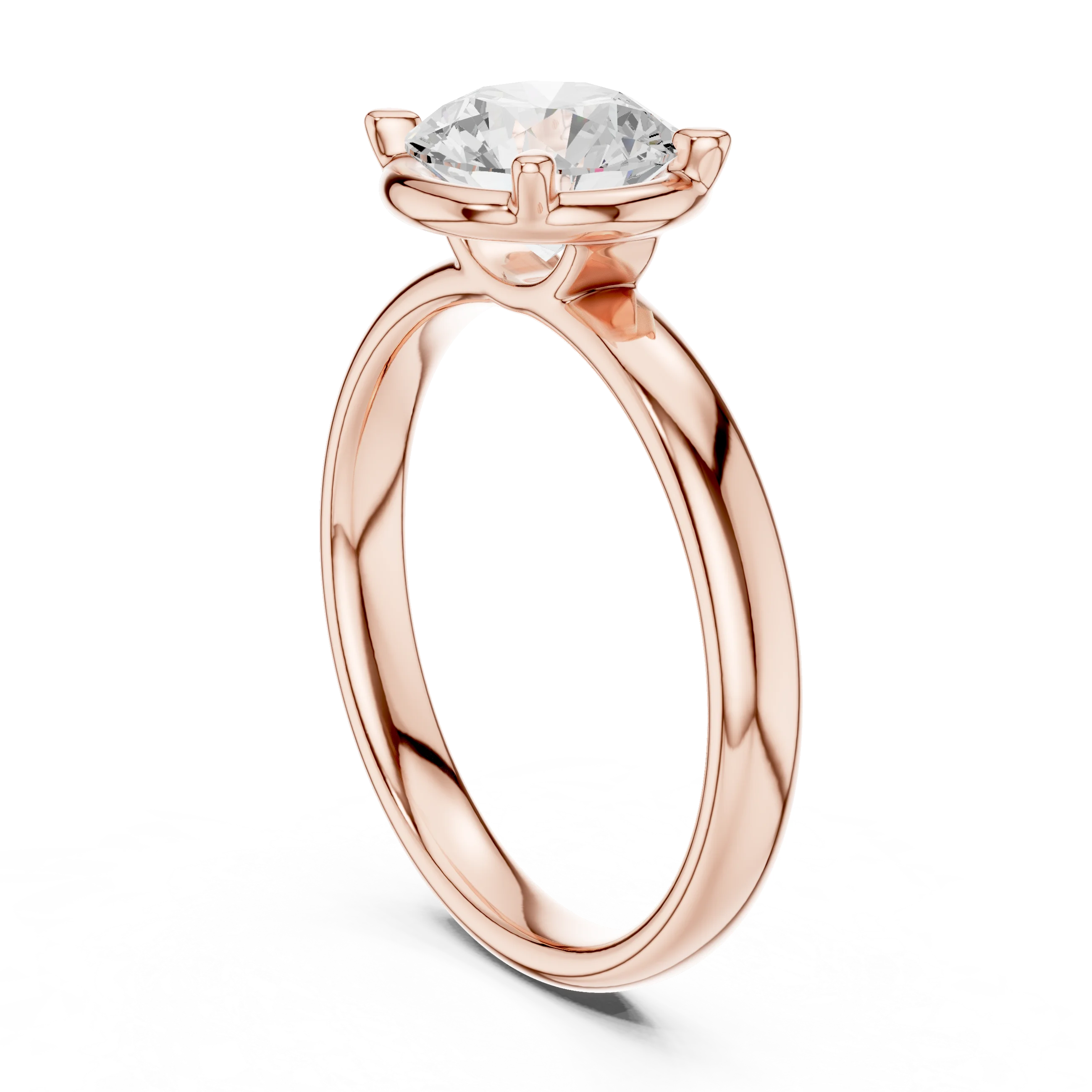 Round Diamond Solitaire Engagement Ring