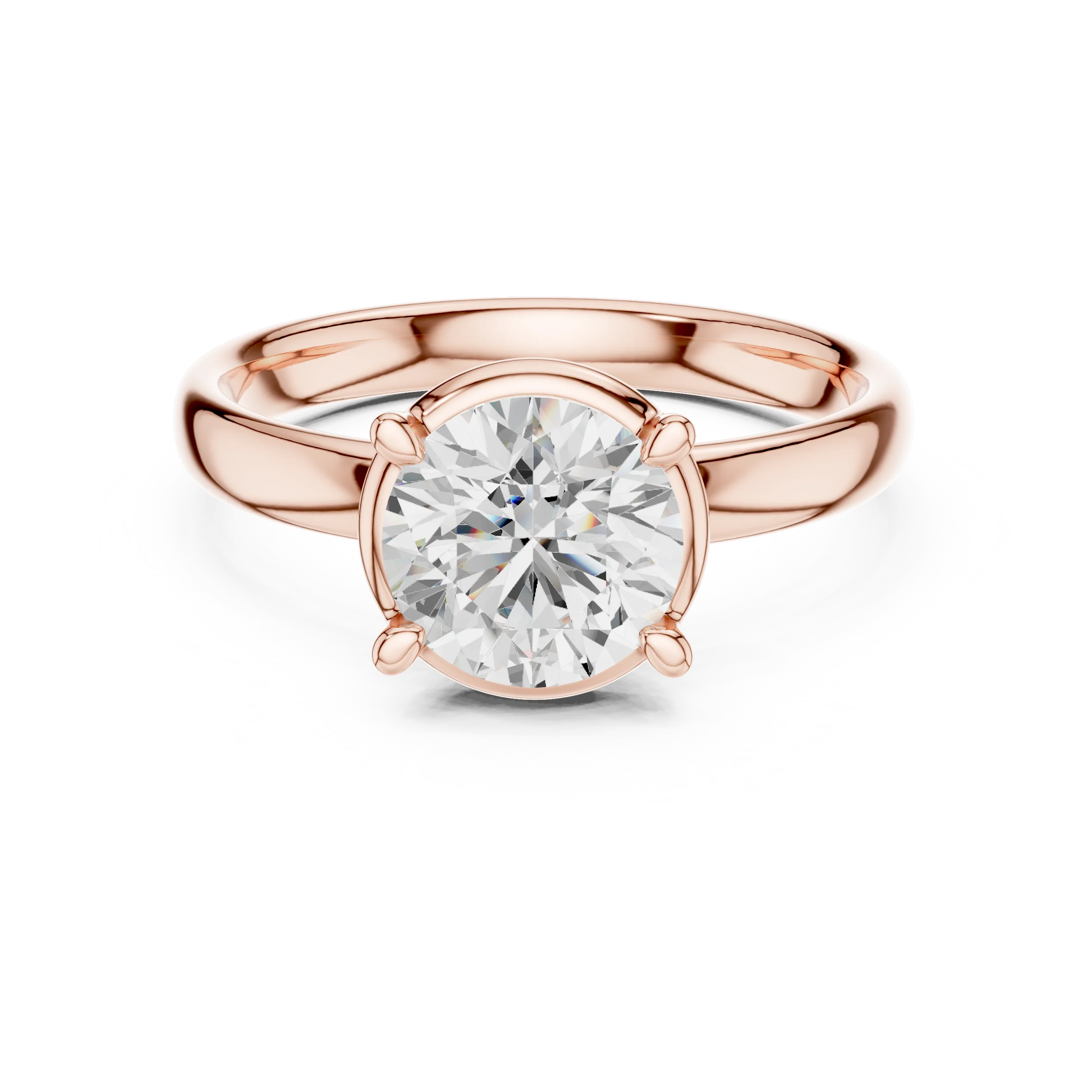 Round Diamond Solitaire Engagement Ring