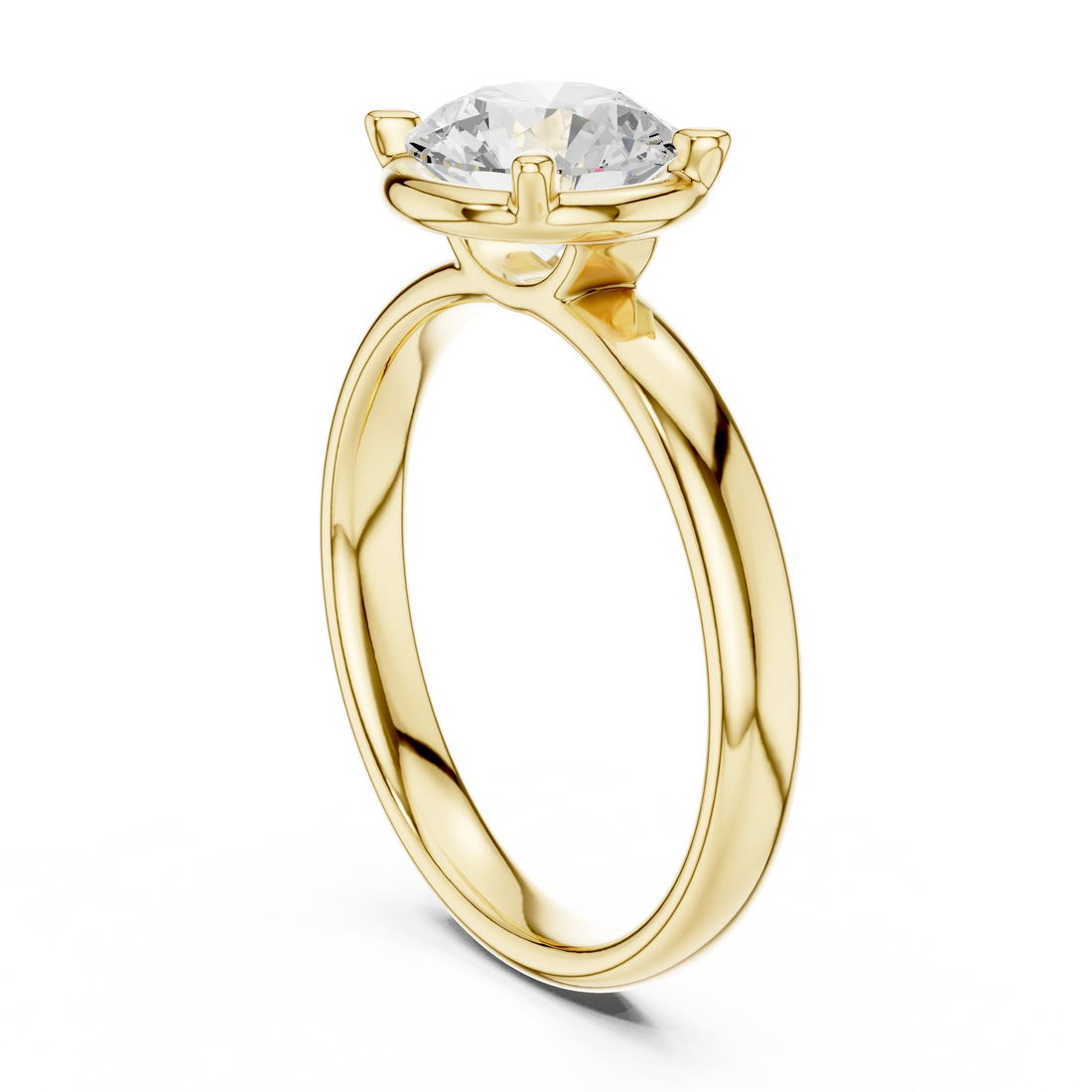 Round Diamond Solitaire Engagement Ring