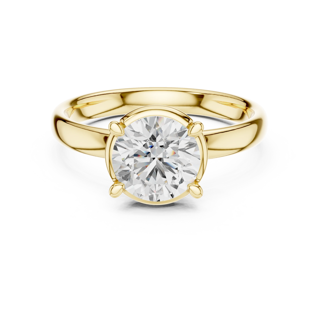 Round Diamond Solitaire Engagement Ring