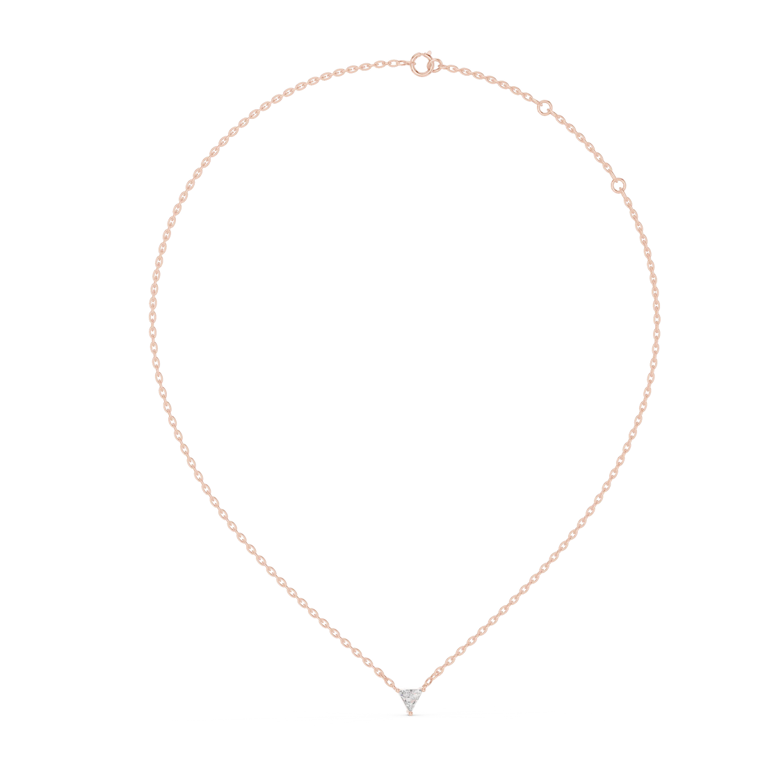 Vela Point Diamond Pendant Necklace