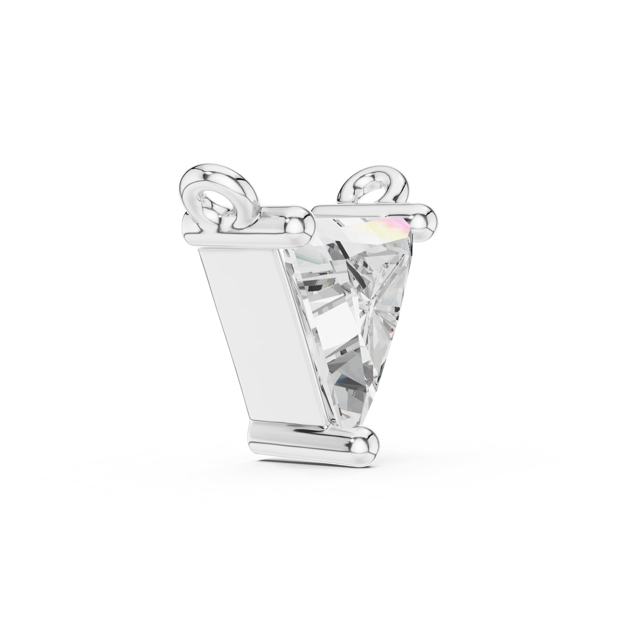 Vela Point Diamond Pendant Necklace