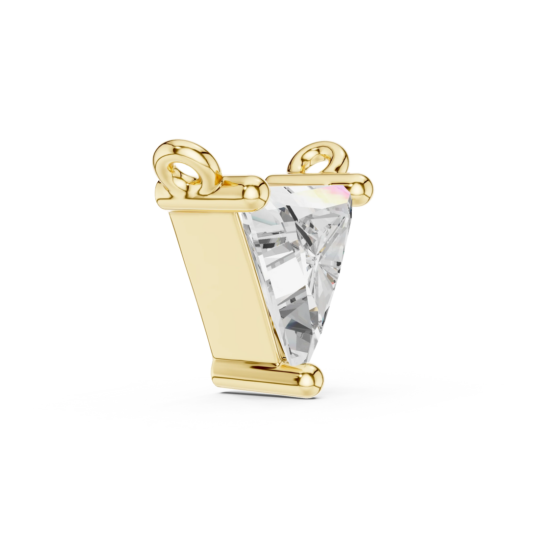 Vela Point Diamond Pendant Necklace