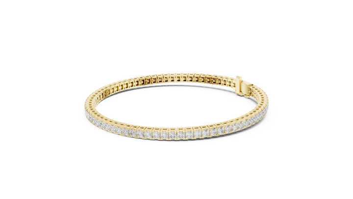 Royal Grid Diamond Tennis Bracelet