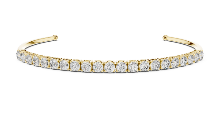 Celeste Curve Diamond Cuff Bracelet