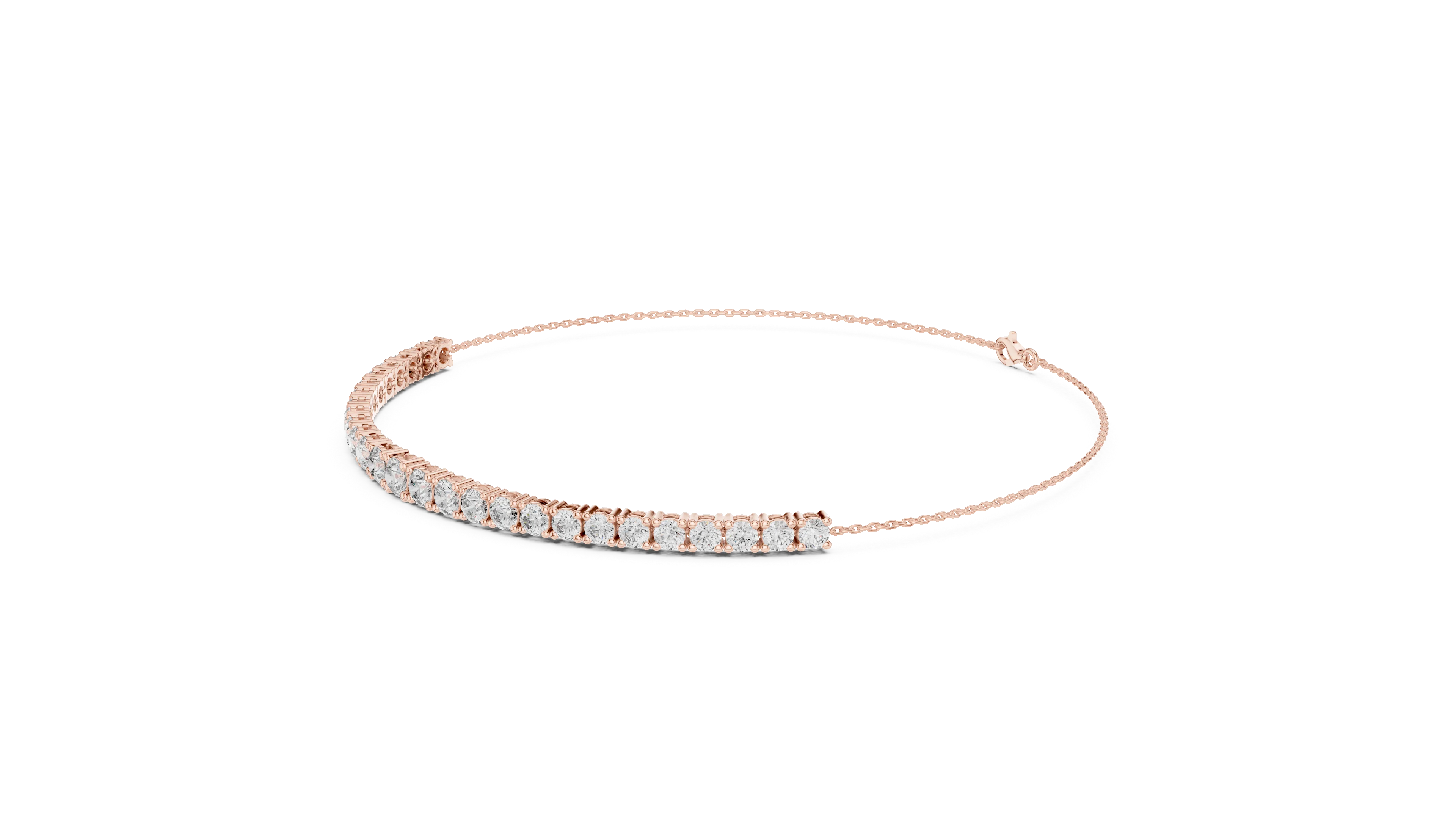 Delicate Spark Diamond Tennis Bracelet