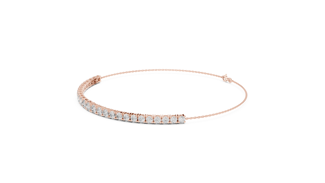 Delicate Spark Diamond Tennis Bracelet