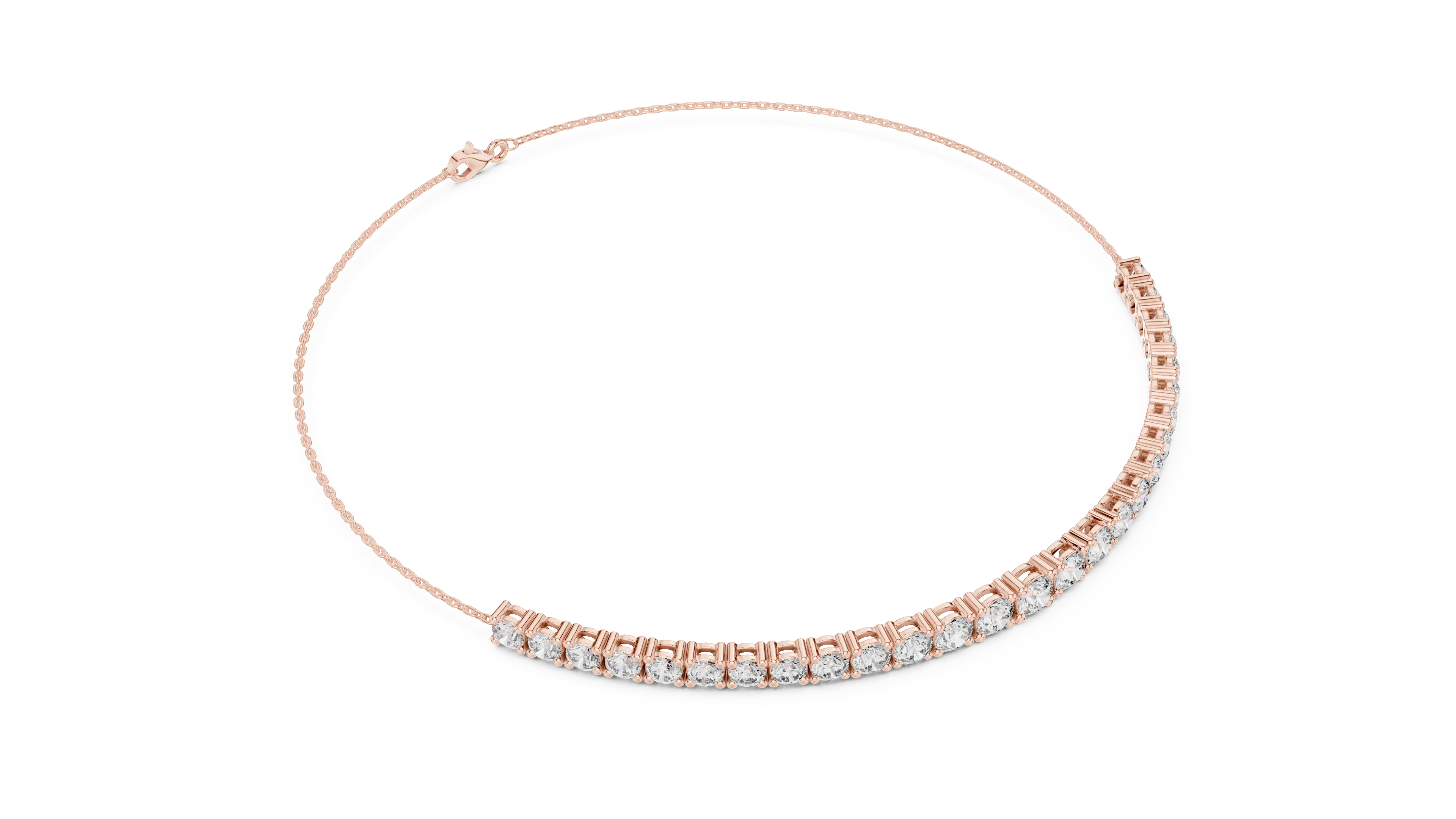 Delicate Spark Diamond Tennis Bracelet