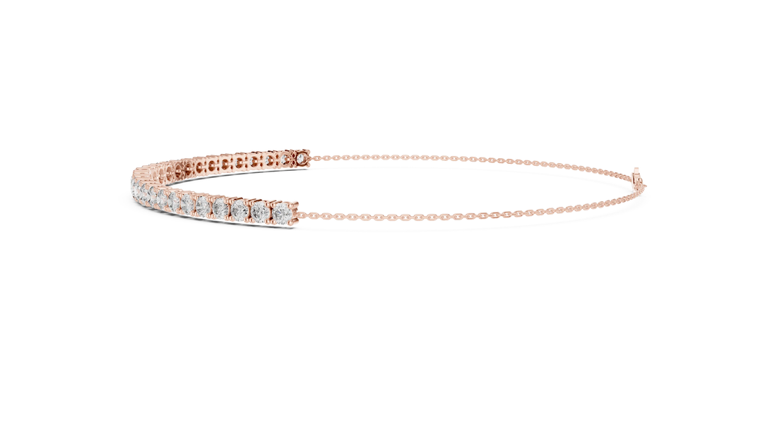 Delicate Spark Diamond Tennis Bracelet