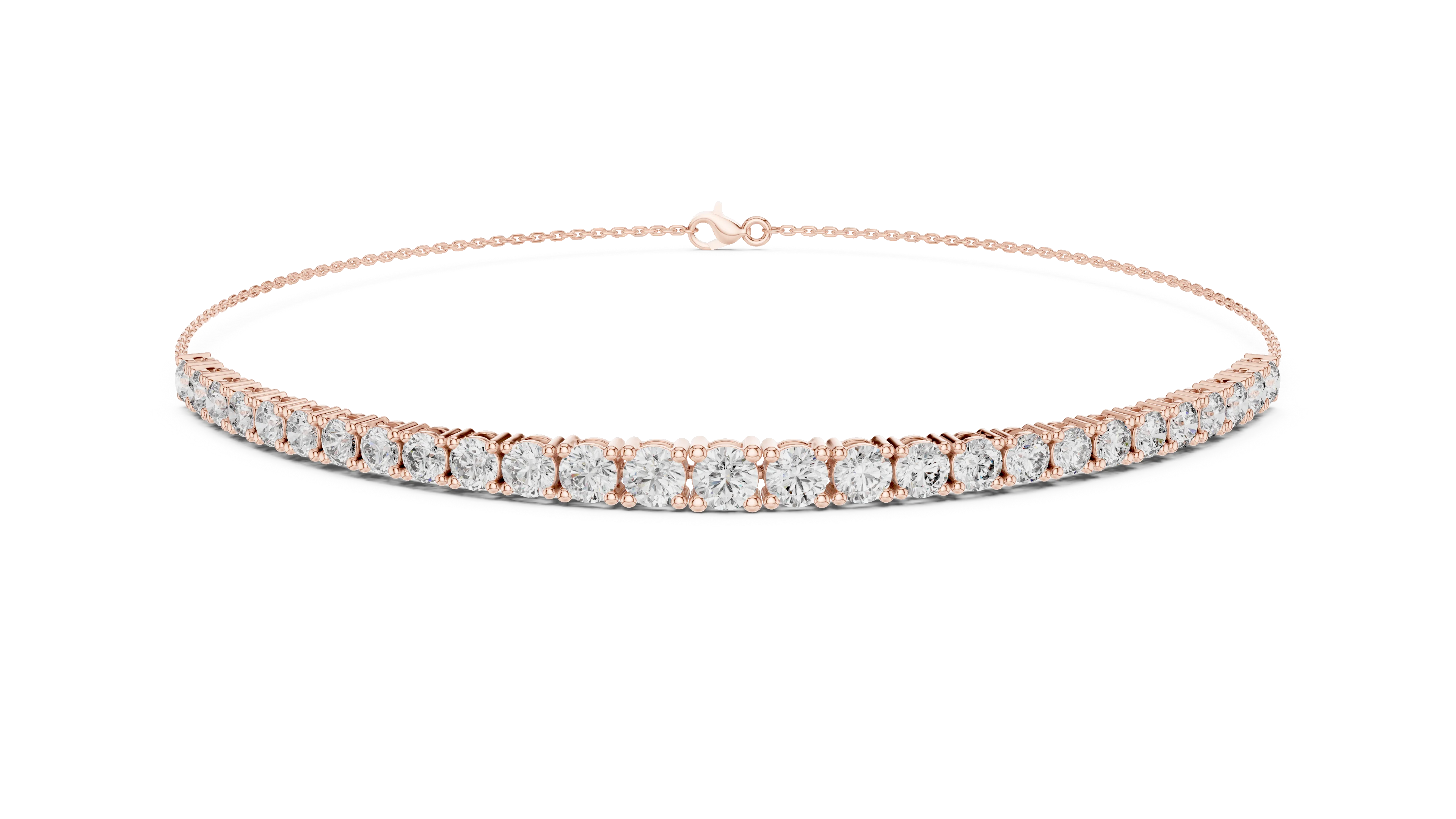 Delicate Spark Diamond Tennis Bracelet