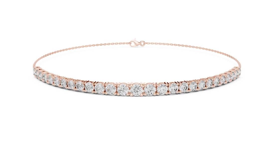 Delicate Spark Diamond Tennis Bracelet
