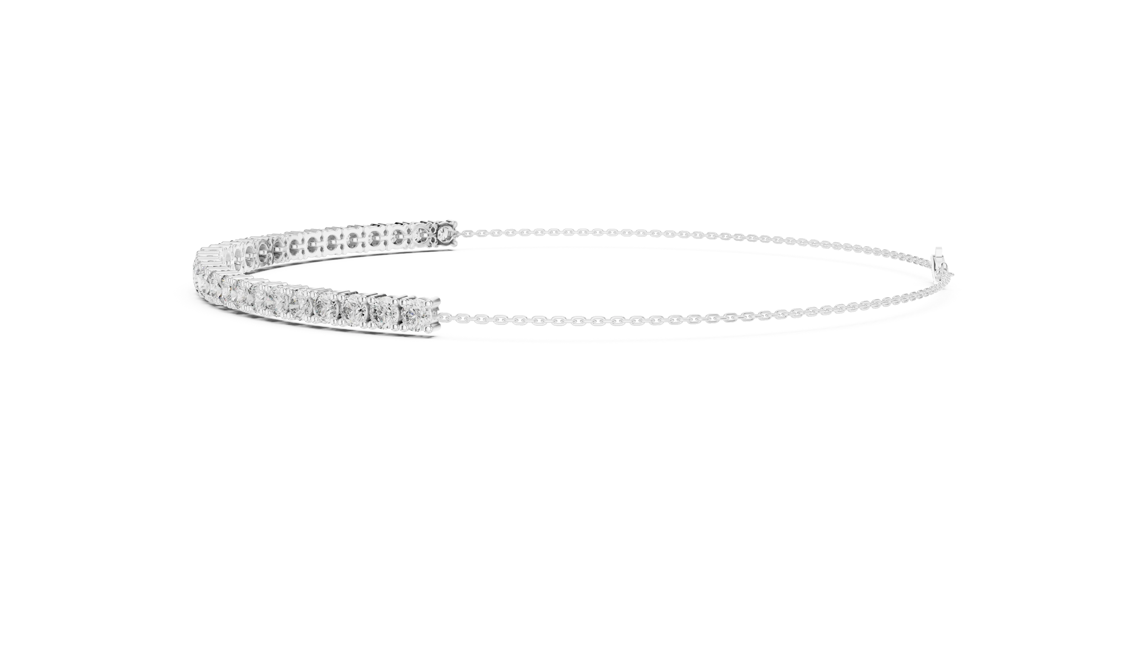 Delicate Spark Diamond Tennis Bracelet