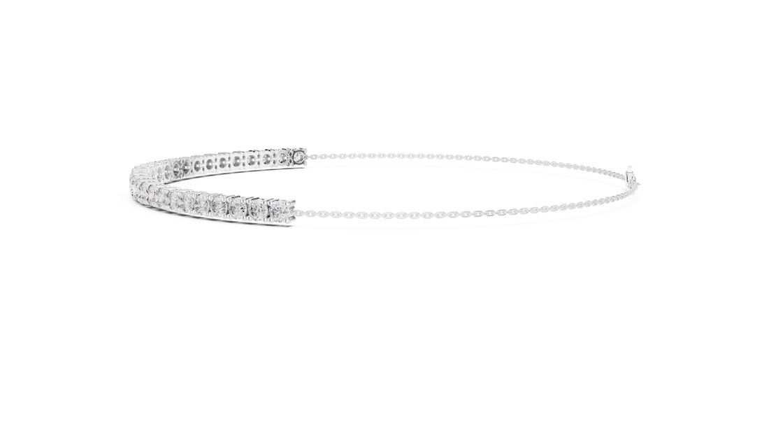 Delicate Spark Diamond Tennis Bracelet