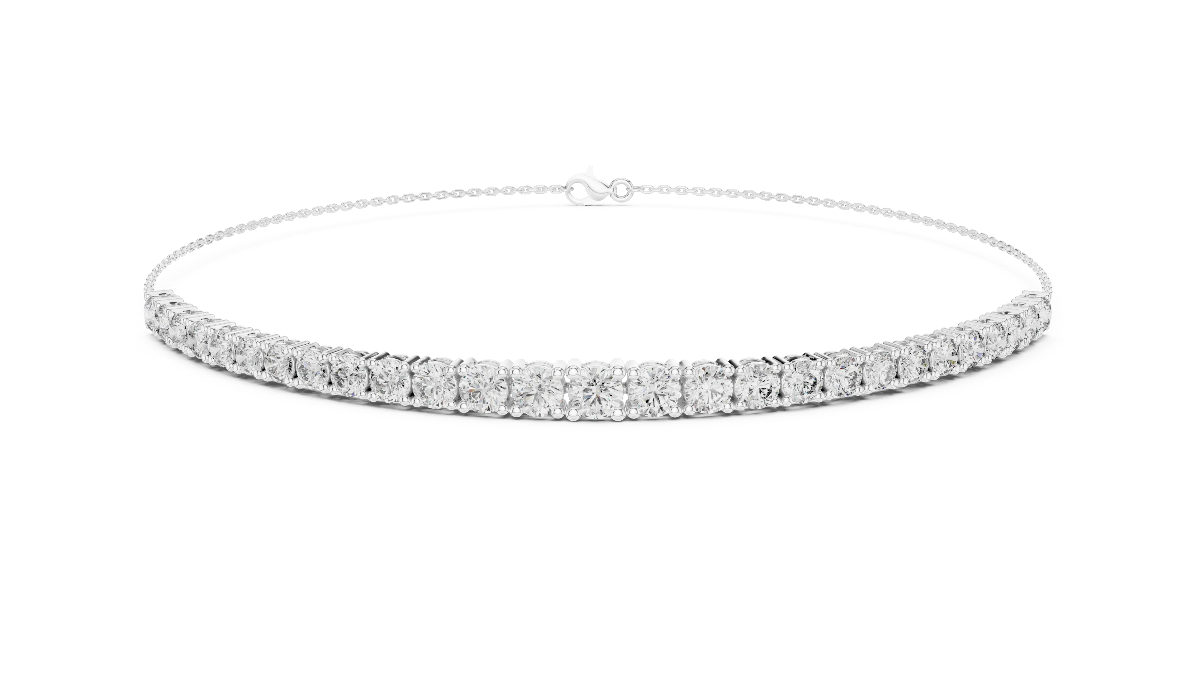 Delicate Spark Diamond Tennis Bracelet