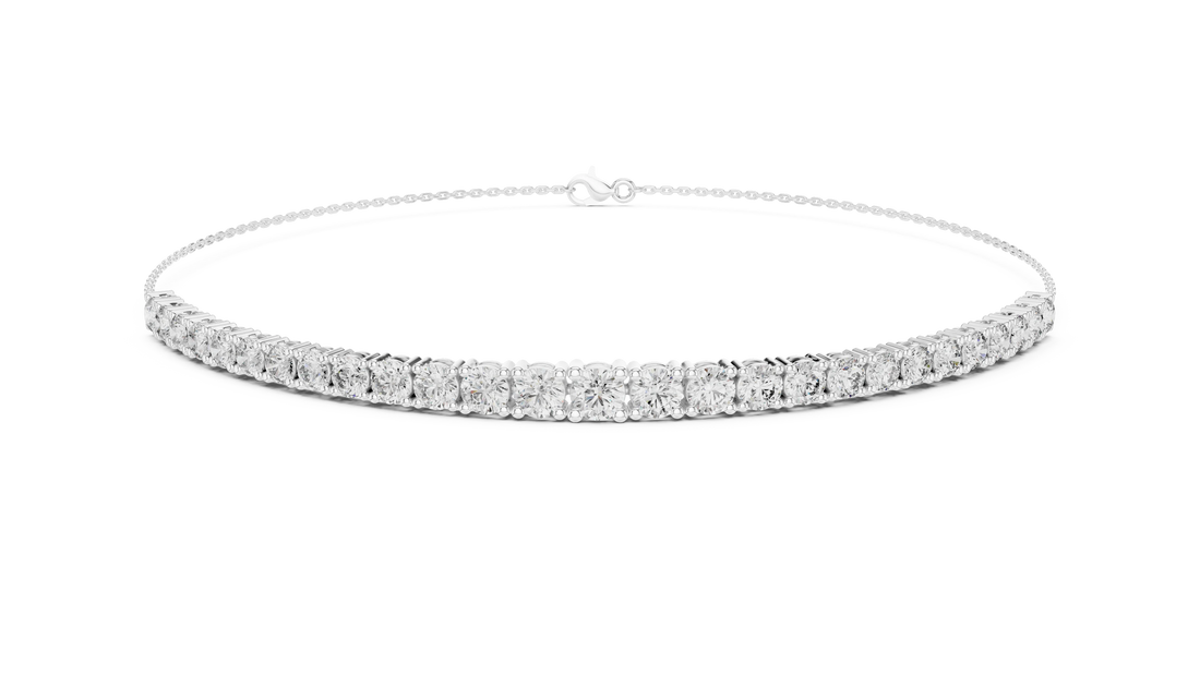 Delicate Spark Diamond Tennis Bracelet