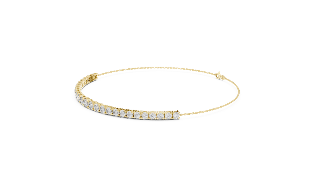 Delicate Spark Diamond Tennis Bracelet