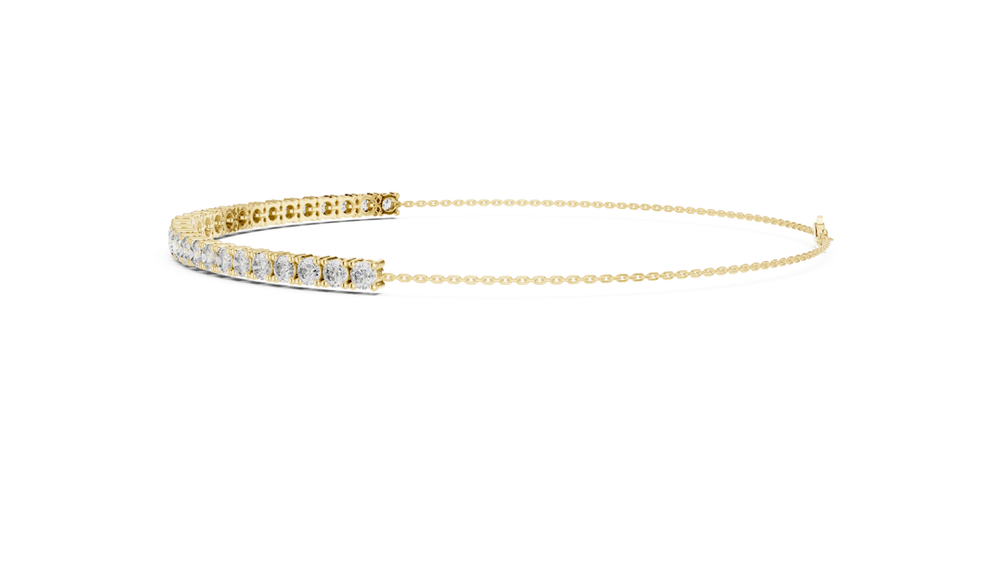 Delicate Spark Diamond Tennis Bracelet