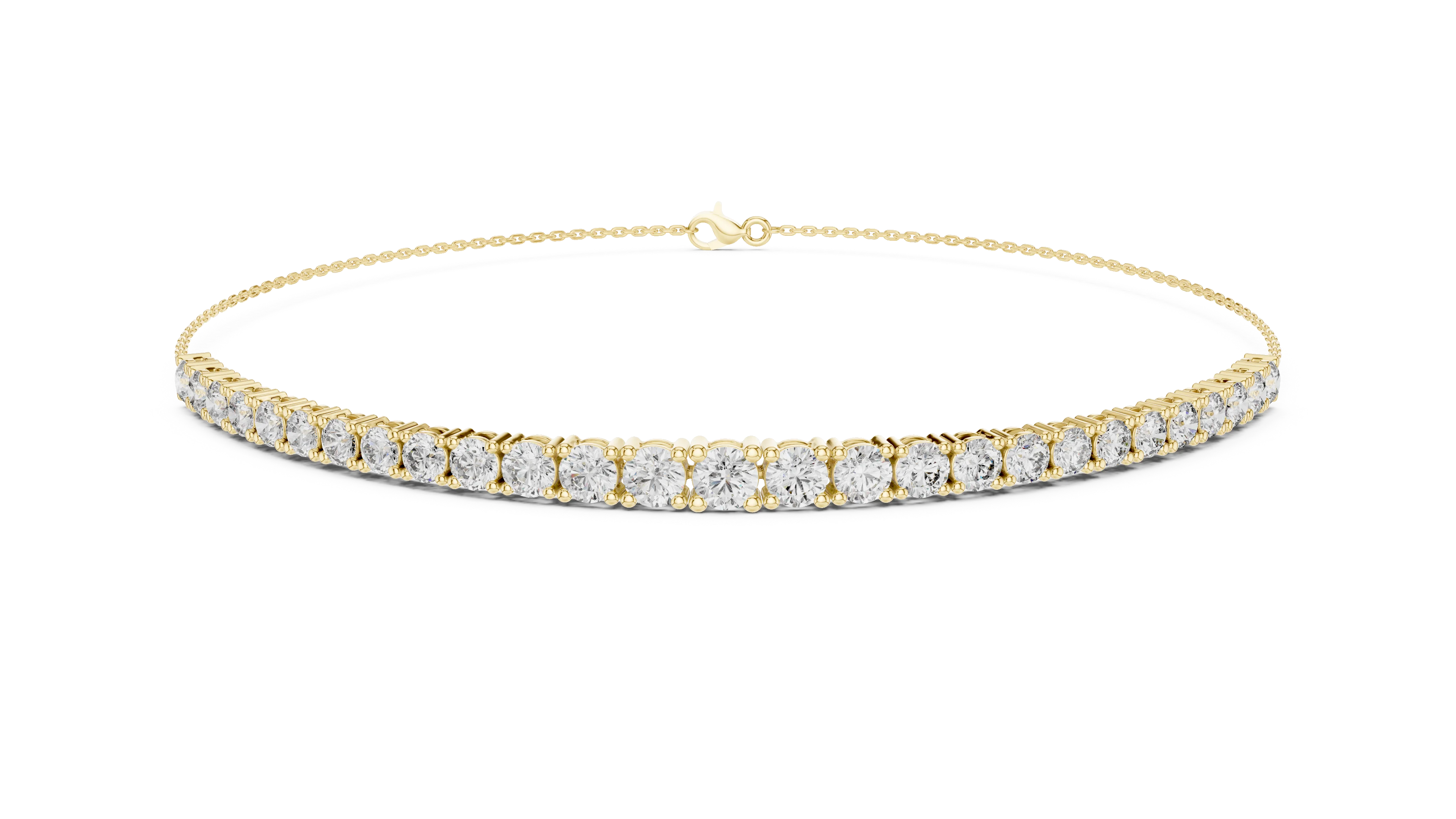 Delicate Spark Diamond Tennis Bracelet