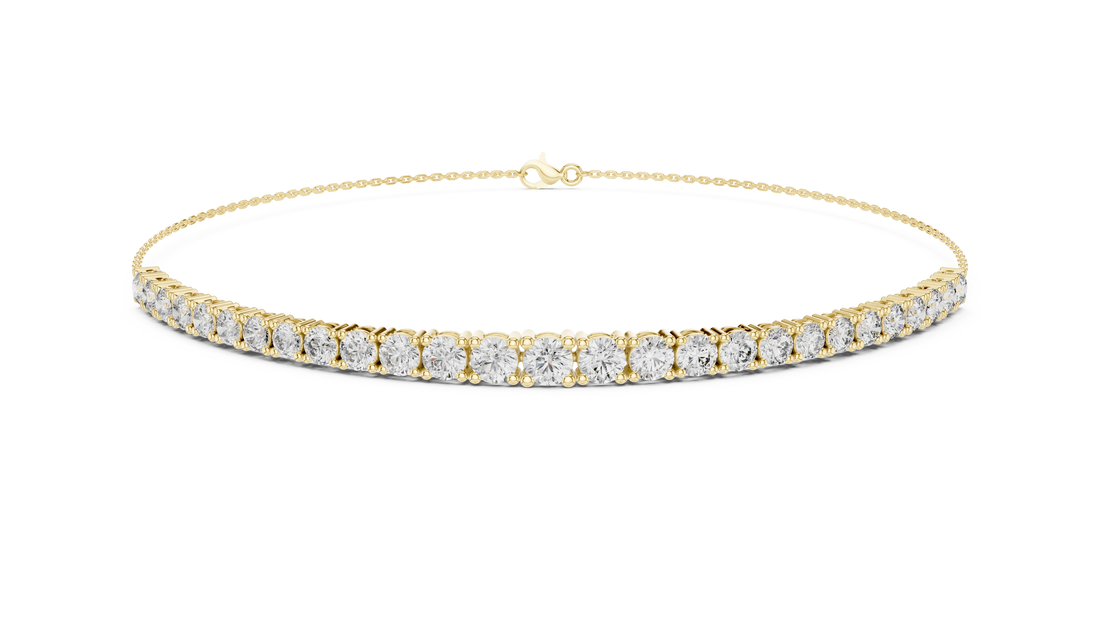 Delicate Spark Diamond Tennis Bracelet
