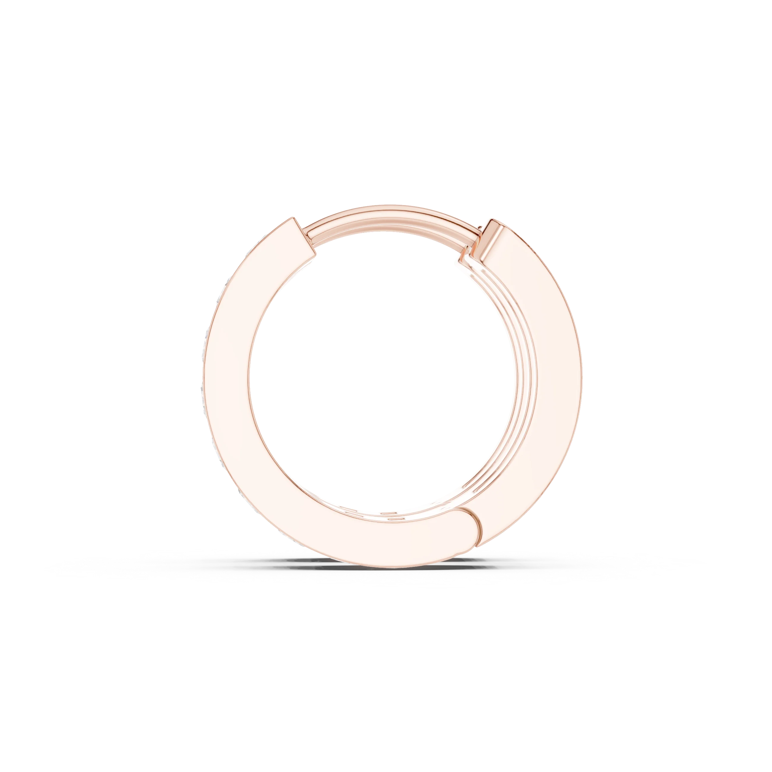 Lumière Curve Lab-Grown Diamond Hoop Earrings