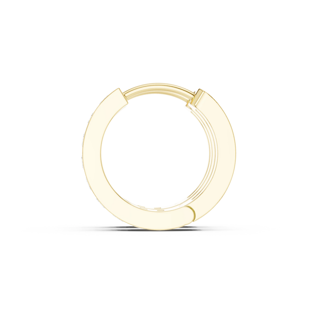 Lumière Curve Lab-Grown Diamond Hoop Earrings