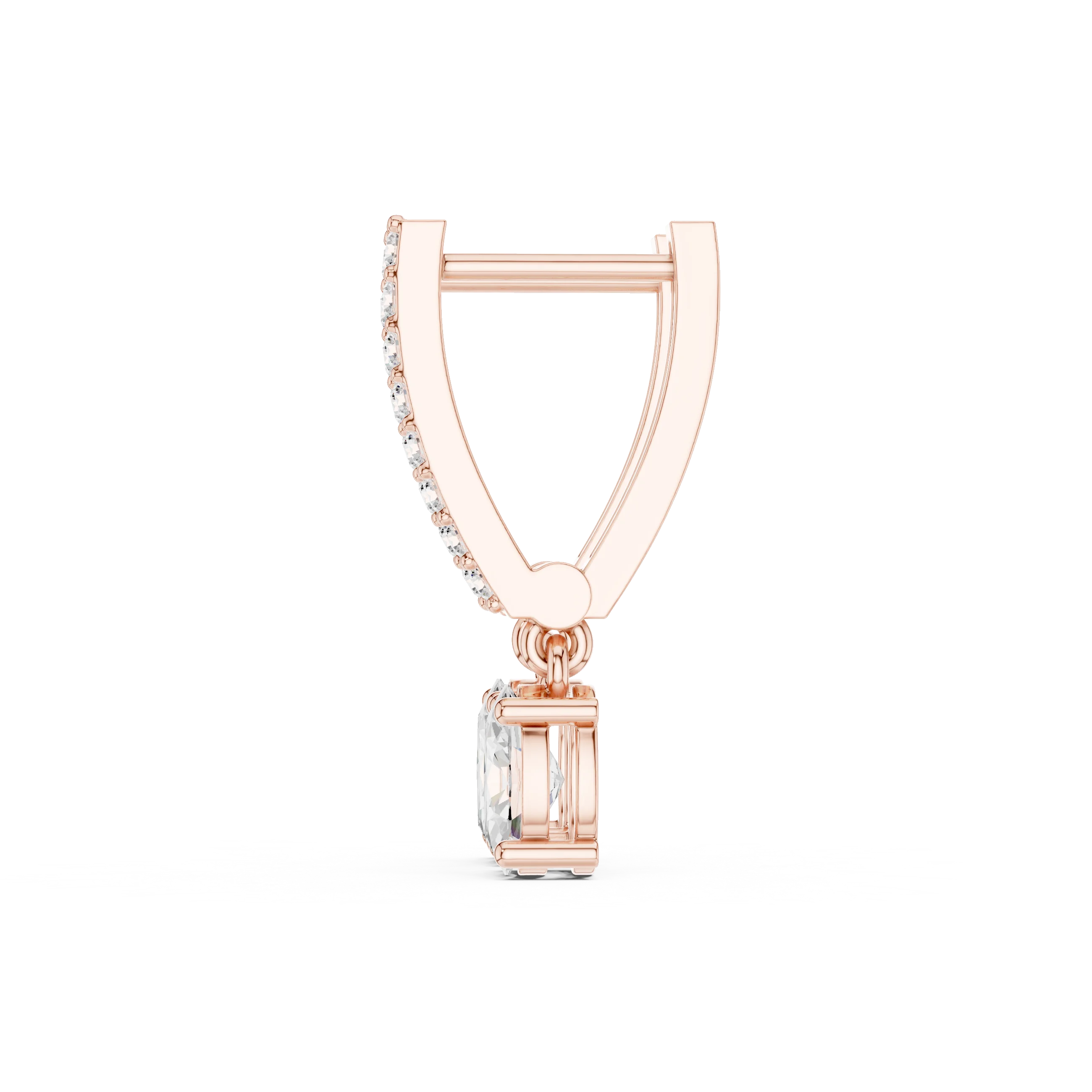 Elysia Cascade Diamond Drop Earrings