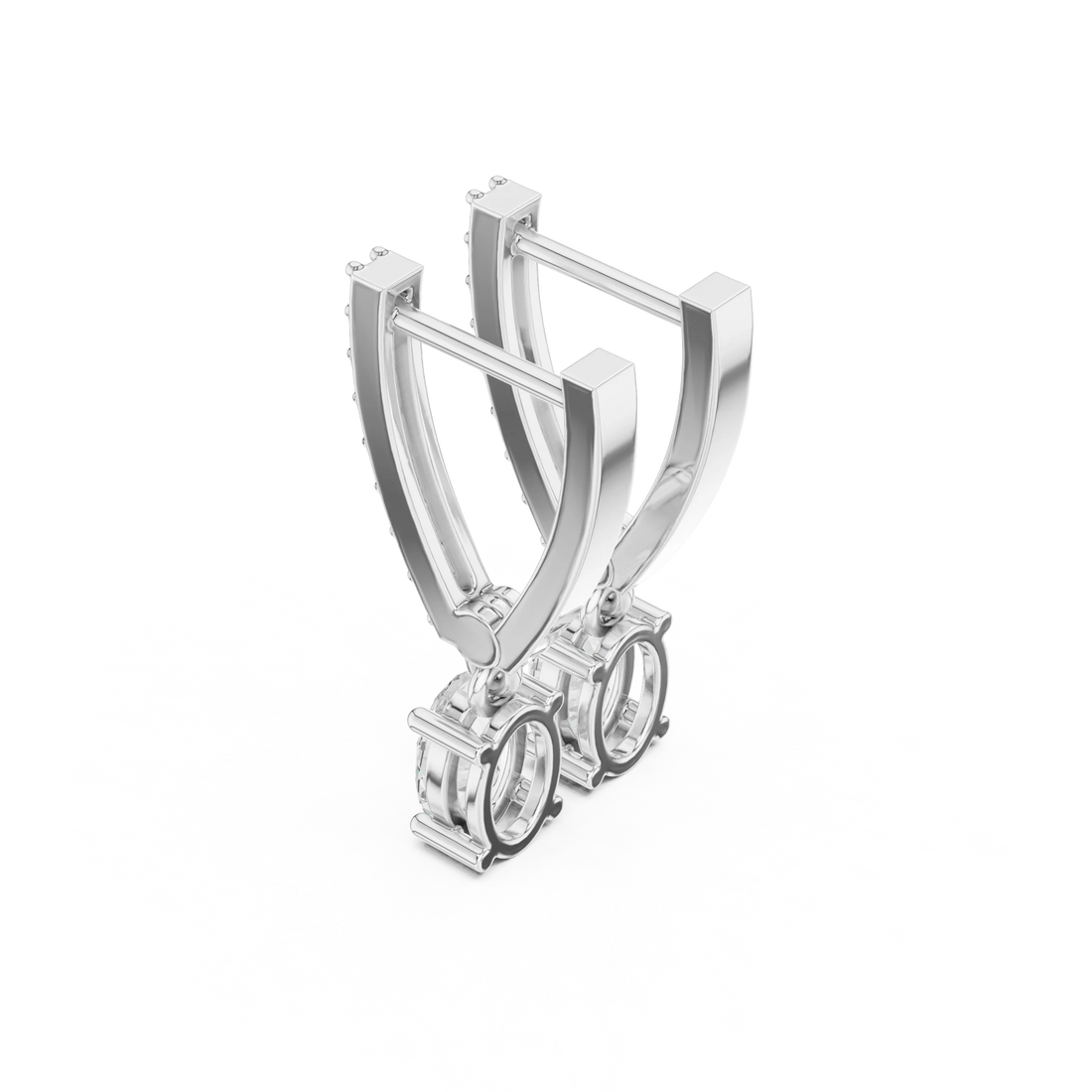 Elysia Cascade Diamond Drop Earrings