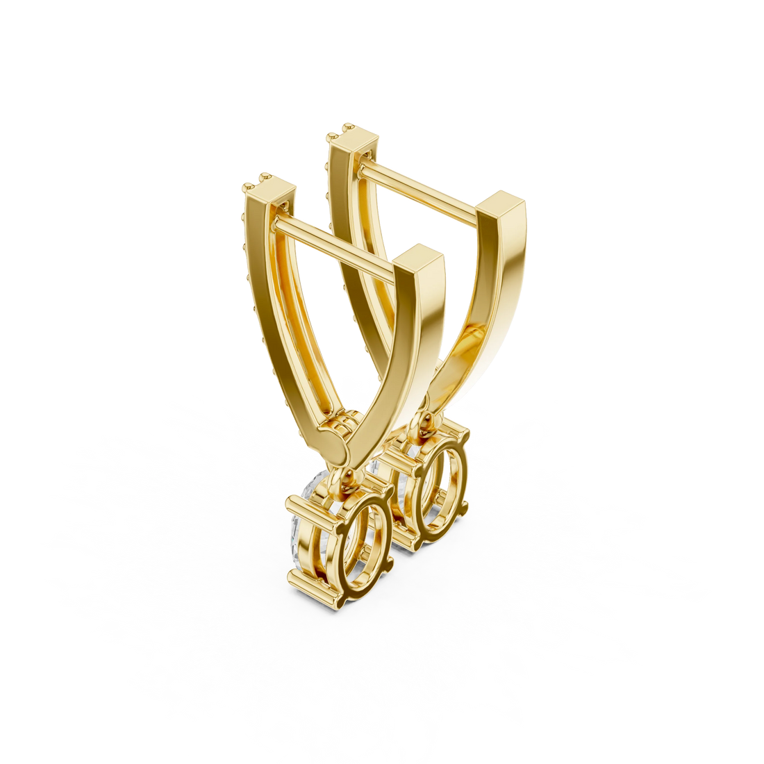 Elysia Cascade Diamond Drop Earrings