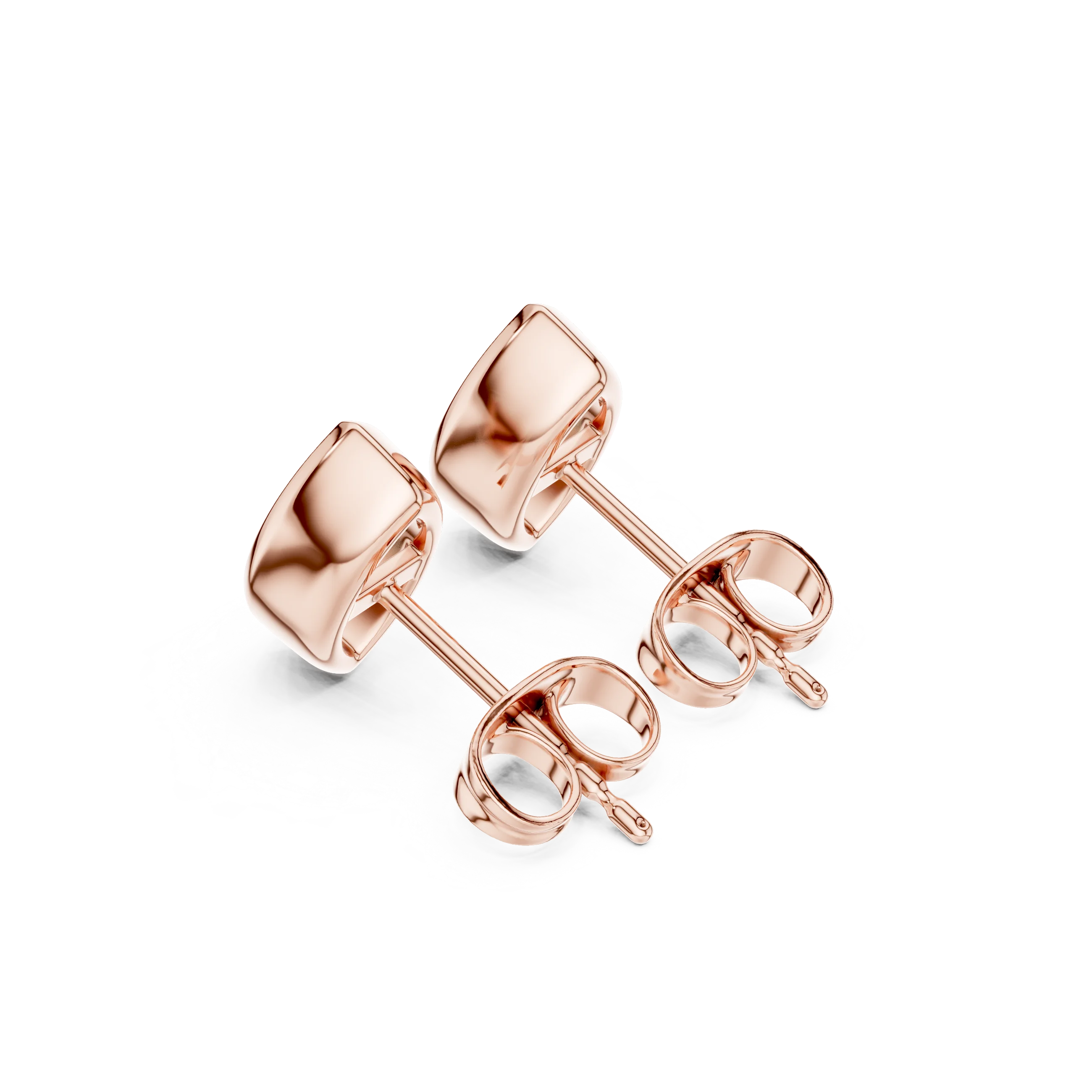 Astra Marquise Bezel Diamond Stud Earrings