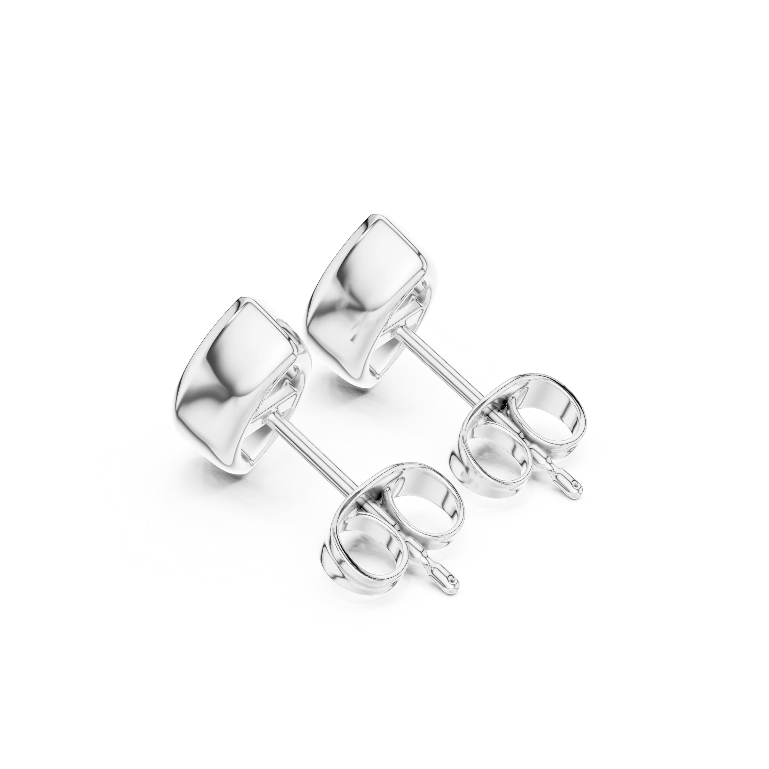 Astra Marquise Bezel Diamond Stud Earrings