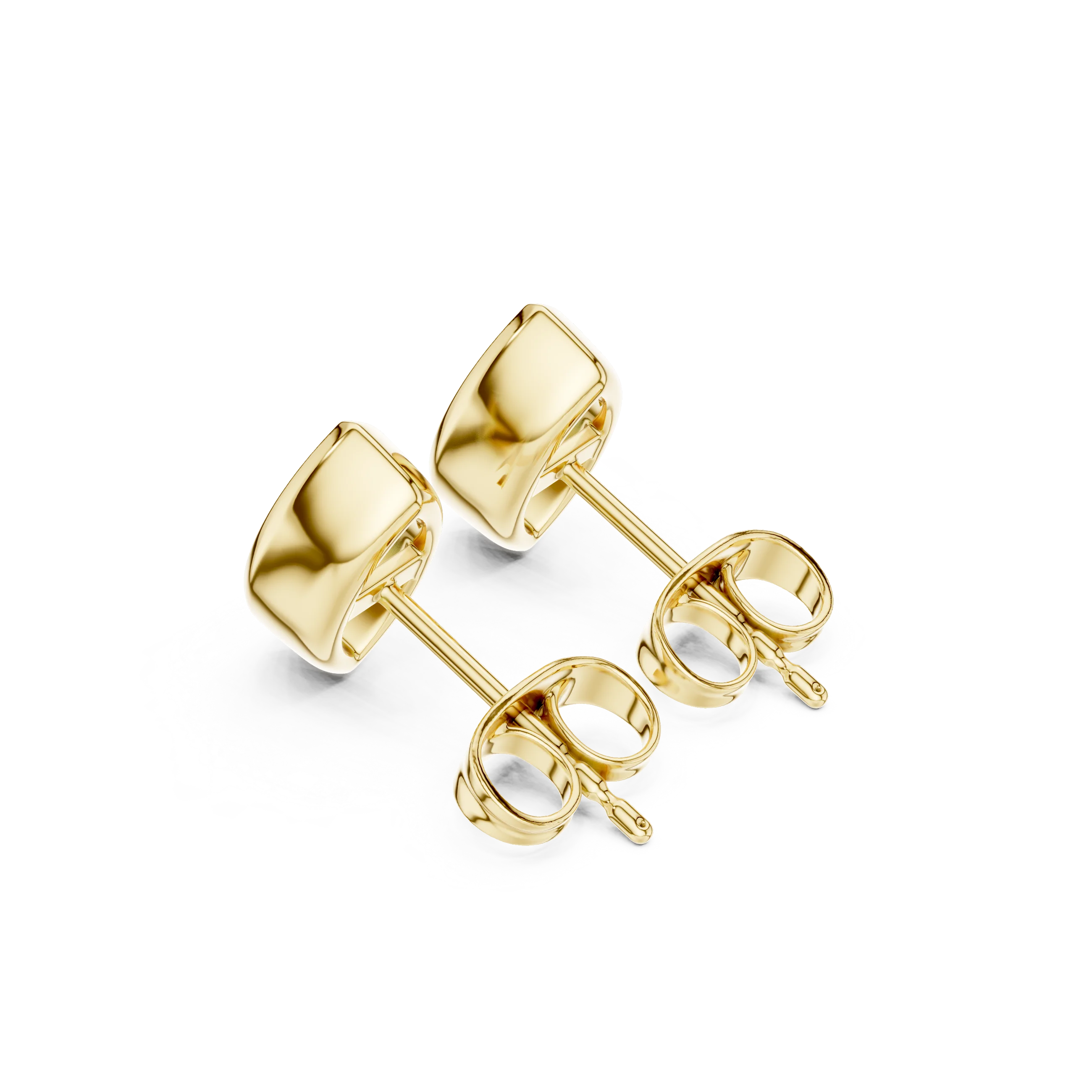 Astra Marquise Bezel Diamond Stud Earrings