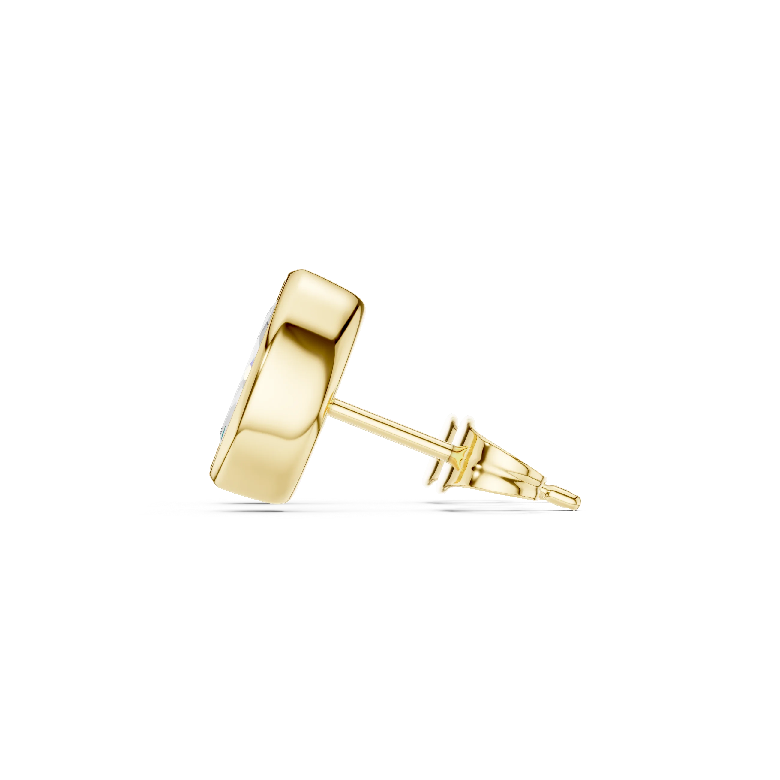 Astra Marquise Bezel Diamond Stud Earrings