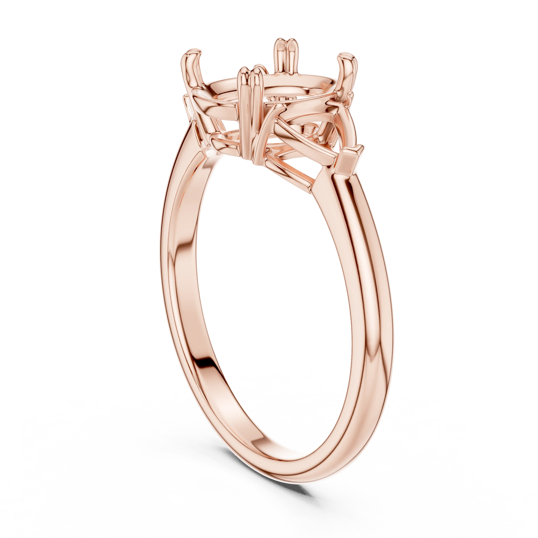 Oval Cut Diamond Three Stone Engagement Ring