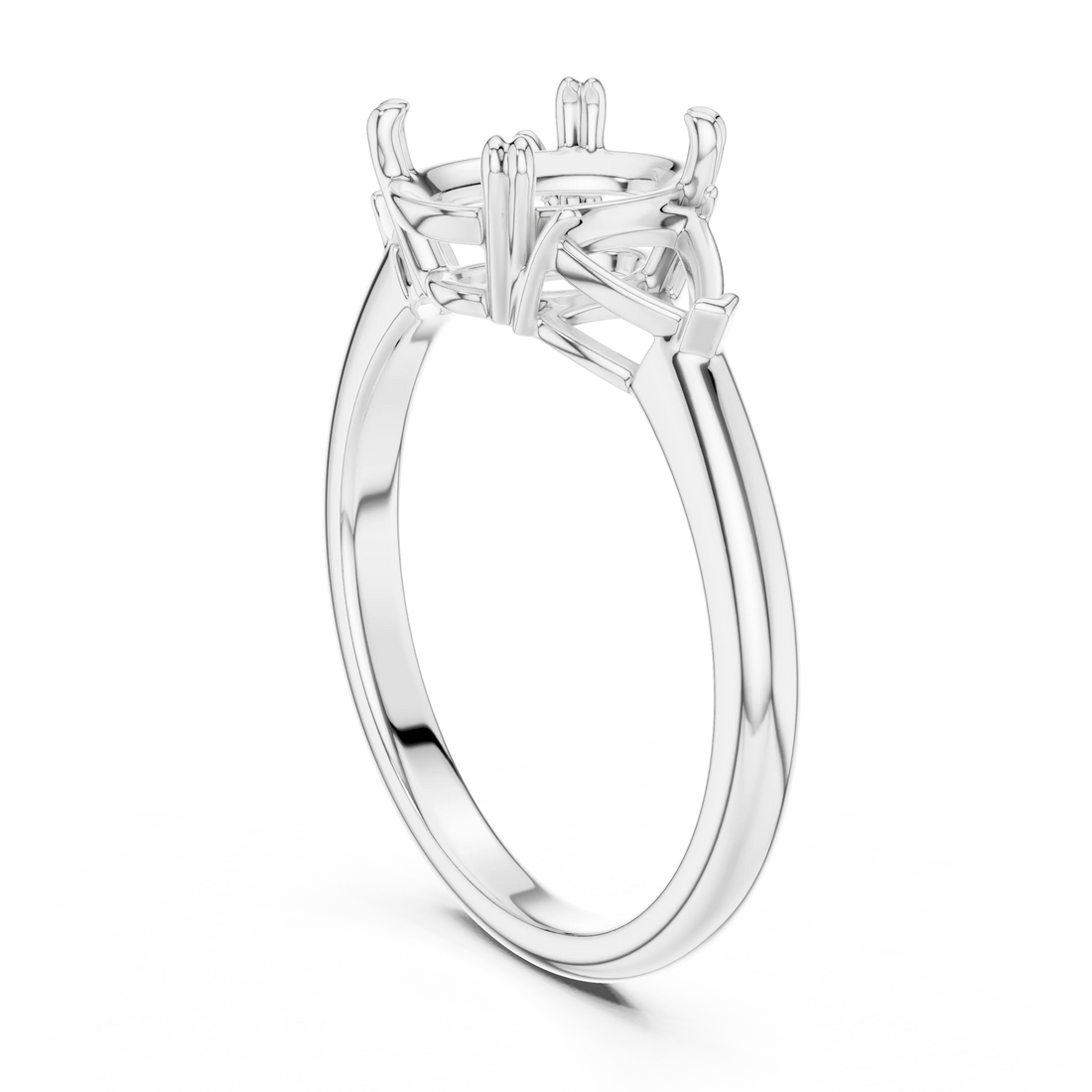 Oval Cut Diamond Three Stone Engagement Ring