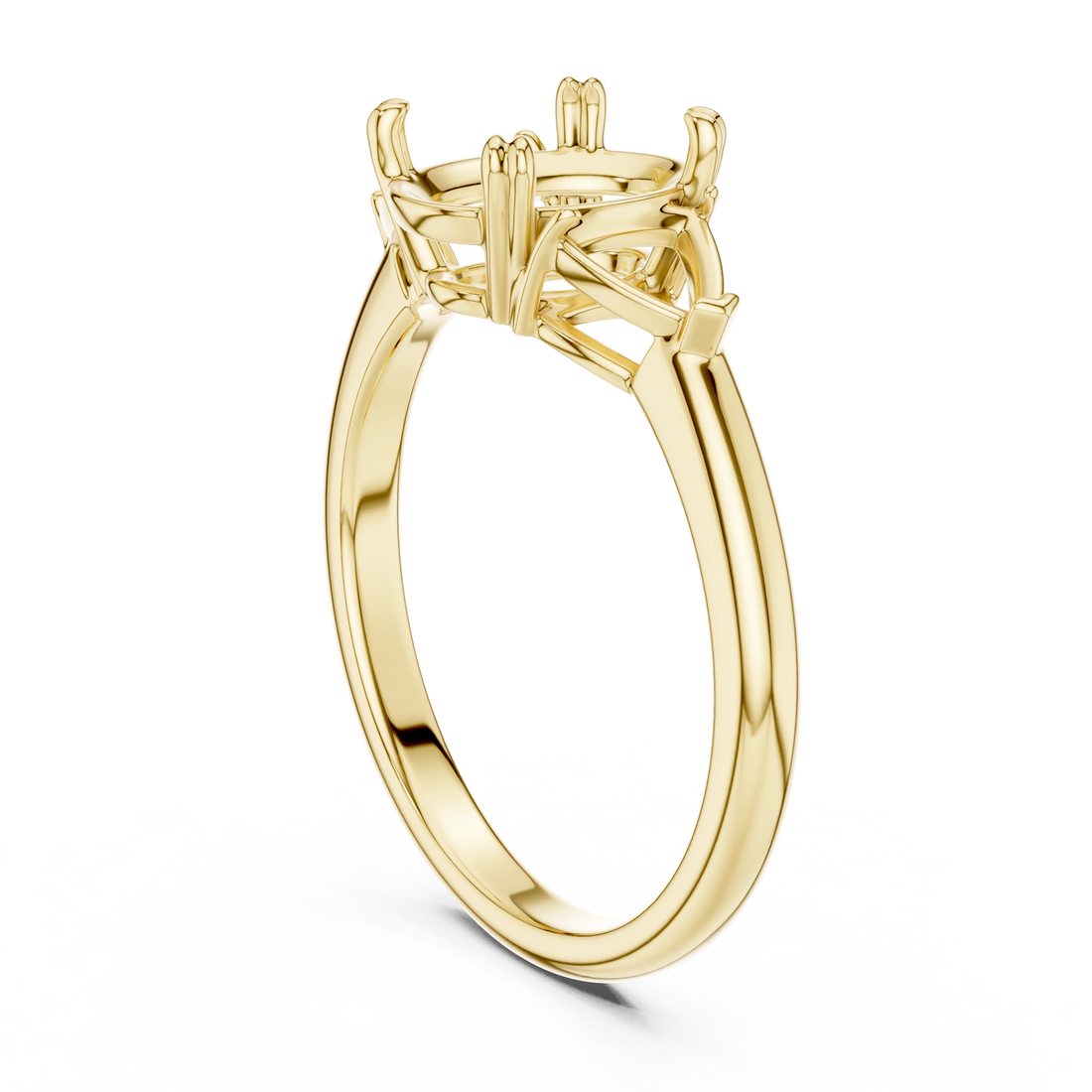 Oval Cut Diamond Three Stone Engagement Ring