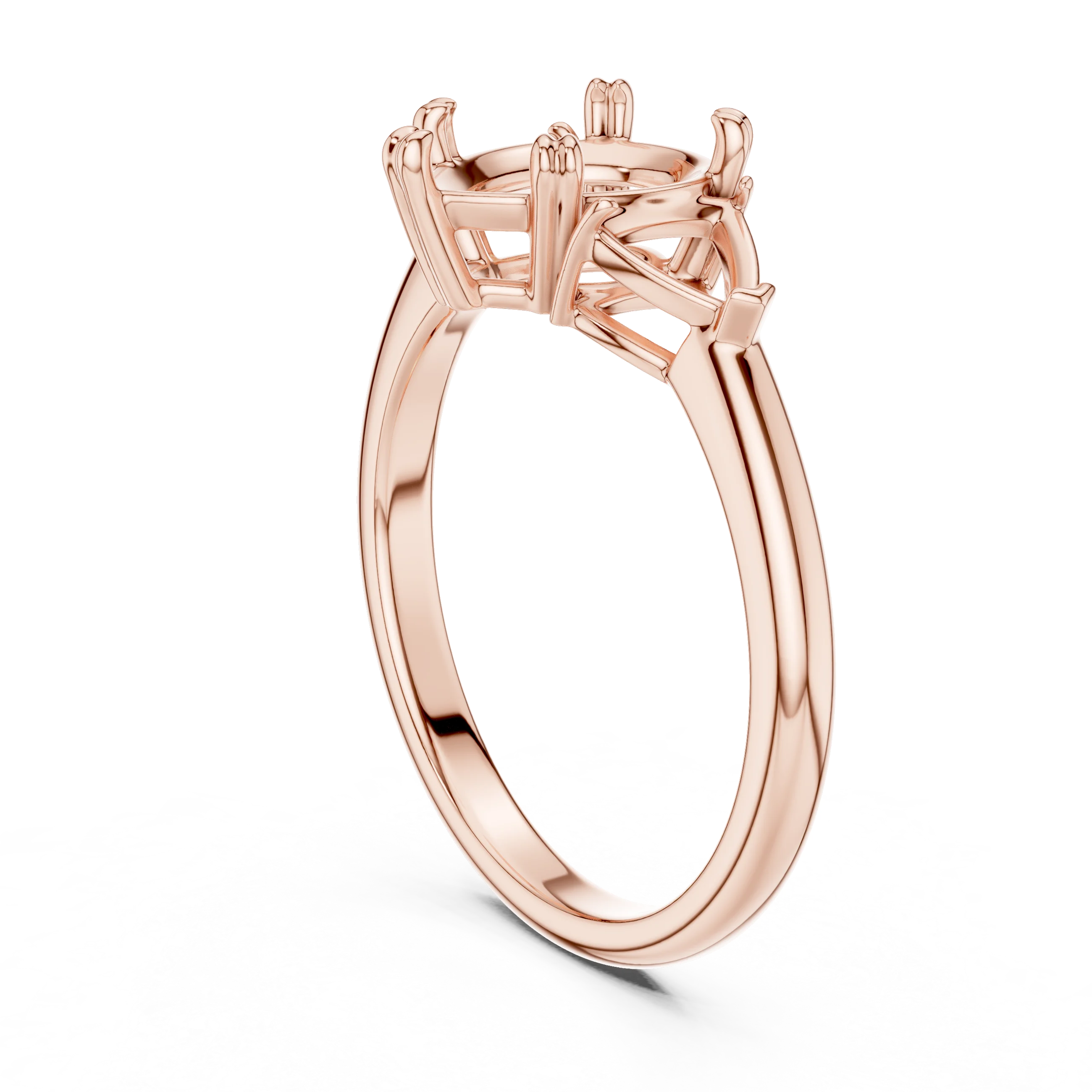 Pear Cut Diamond Three Stone Engagement Ring