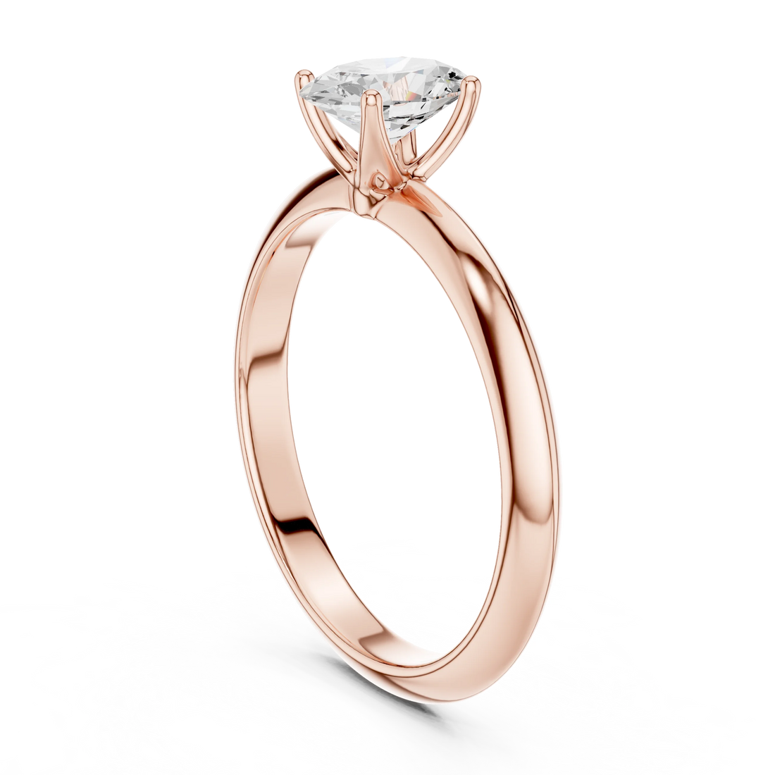 Oval Cut Diamond Solitaire Engagement Ring