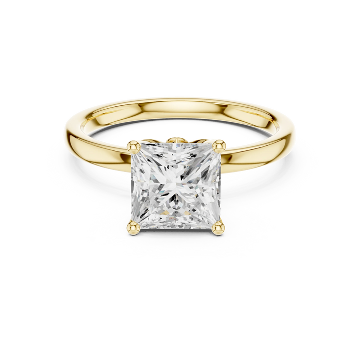 Princess Cut Diamond Solitaire Engagement Ring