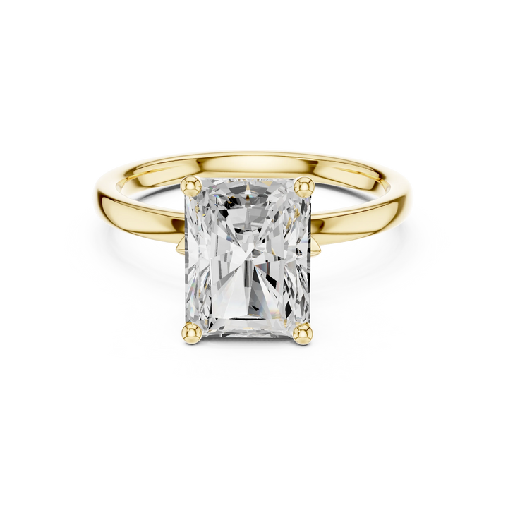 Radiant Cut Diamond Solitaire Engagement Ring