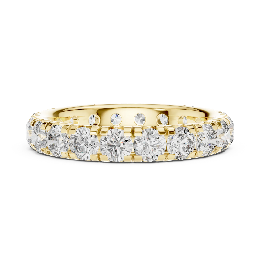Round Brilliant Full Eternity Diamond Band