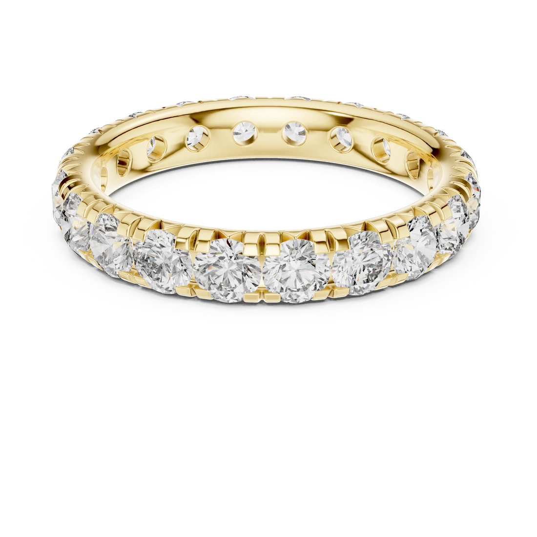 Round Brilliant Full Eternity Diamond Band