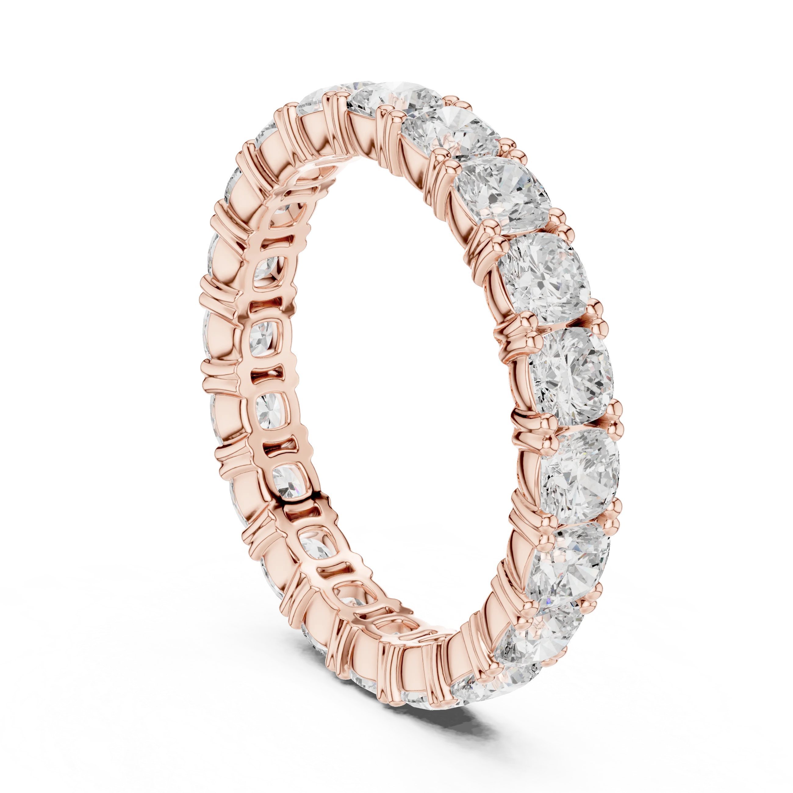 Cushion Diamond Full Eternity Band