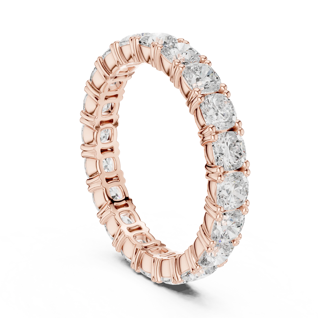 Cushion Diamond Full Eternity Band