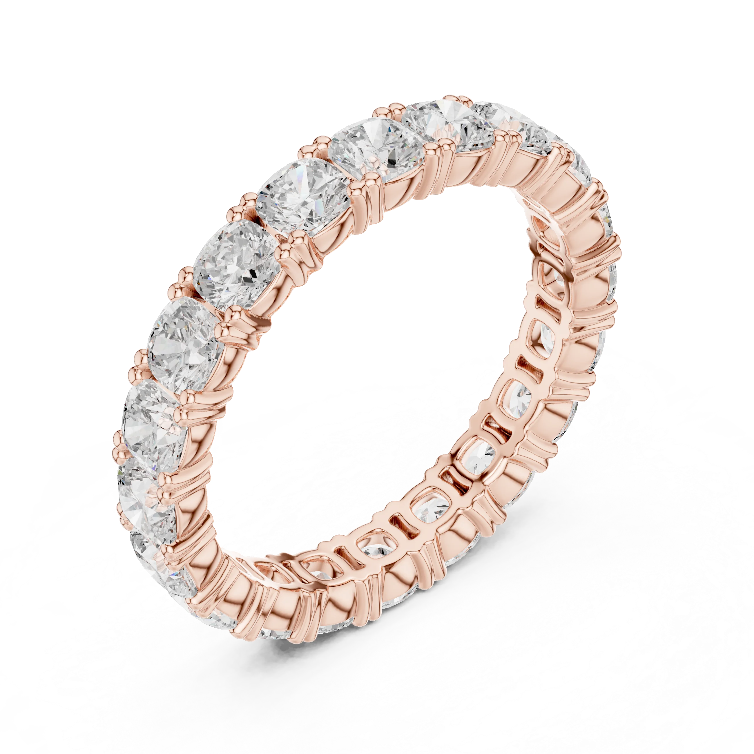 Cushion Diamond Full Eternity Band