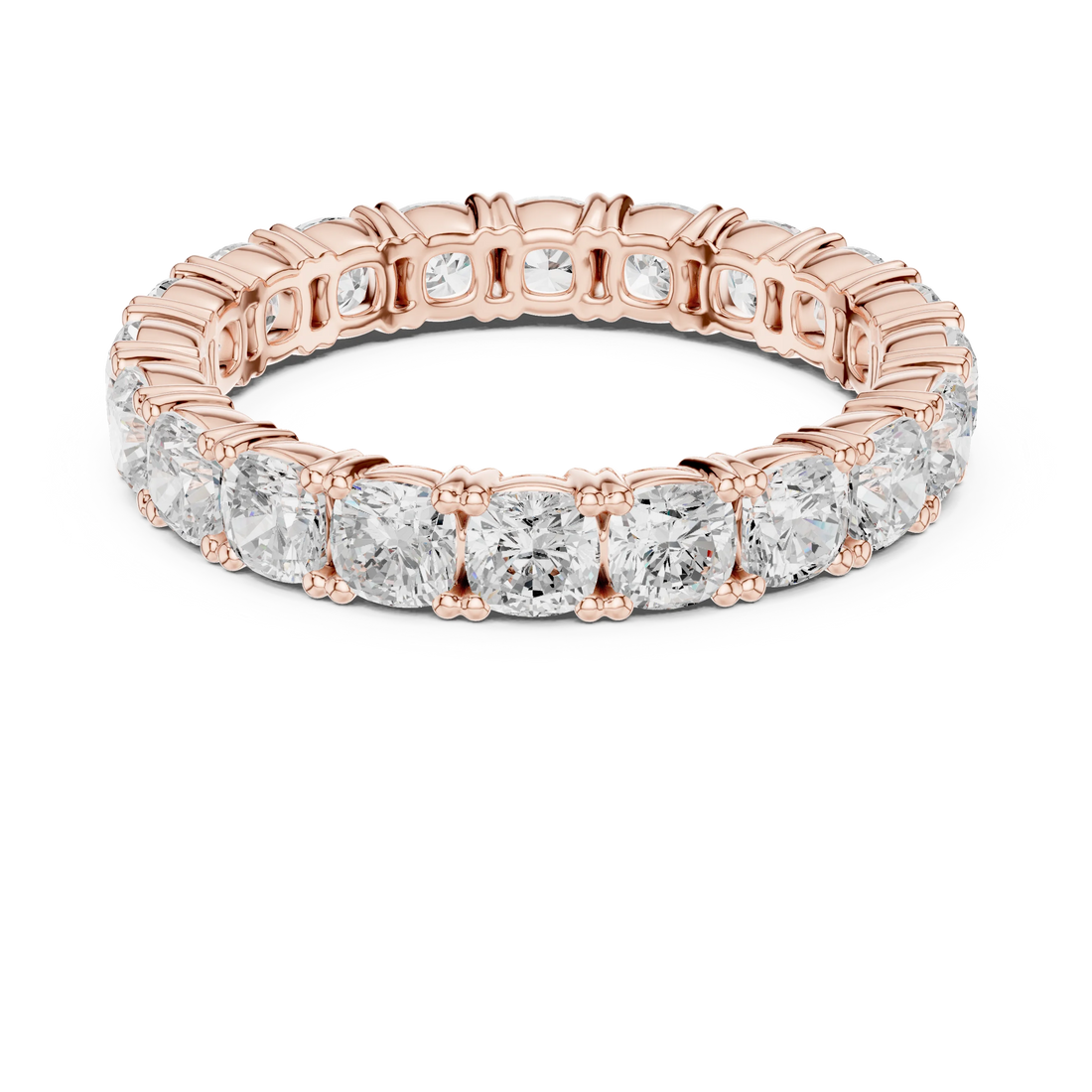 Cushion Diamond Full Eternity Band