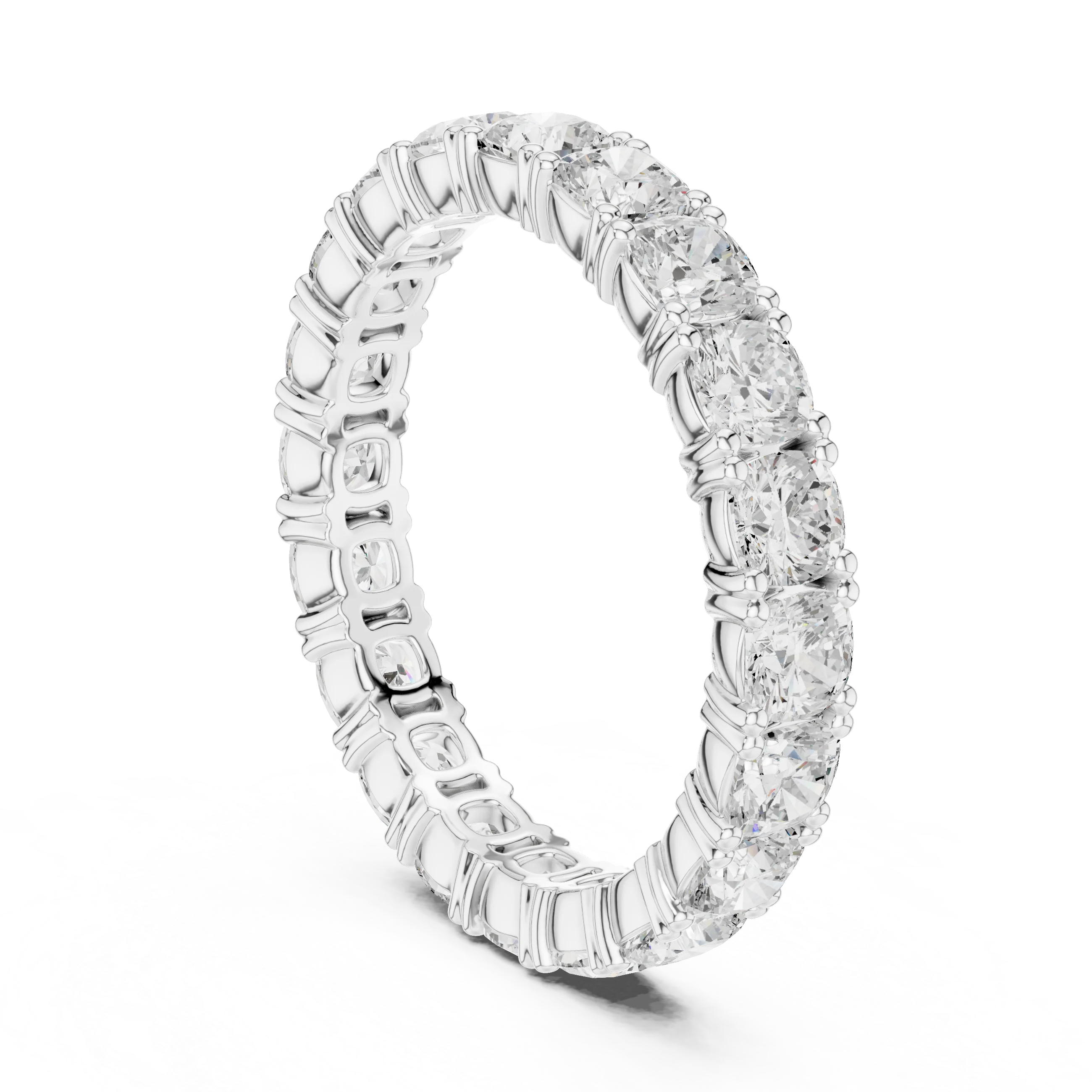 Cushion Diamond Full Eternity Band