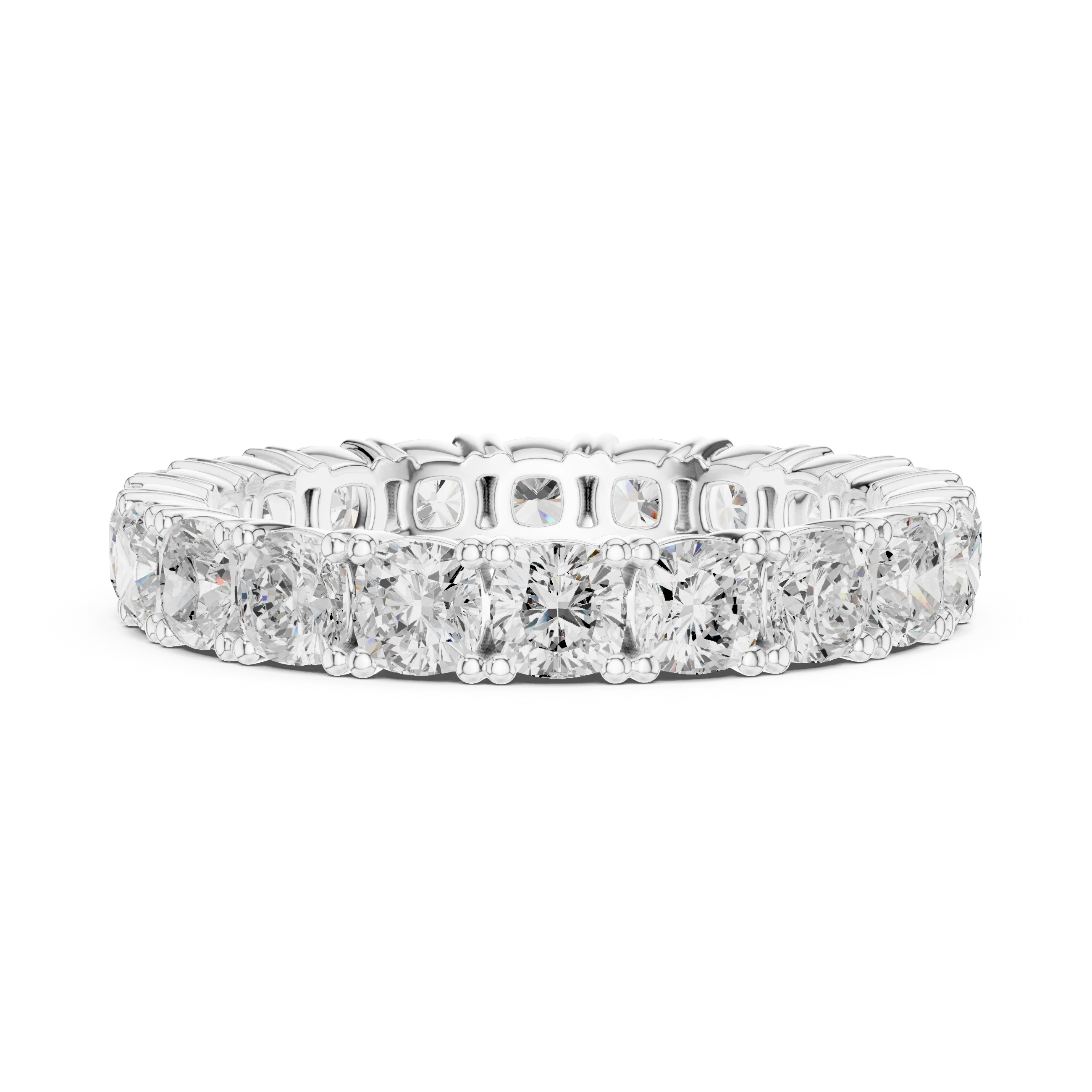 Cushion Diamond Full Eternity Band