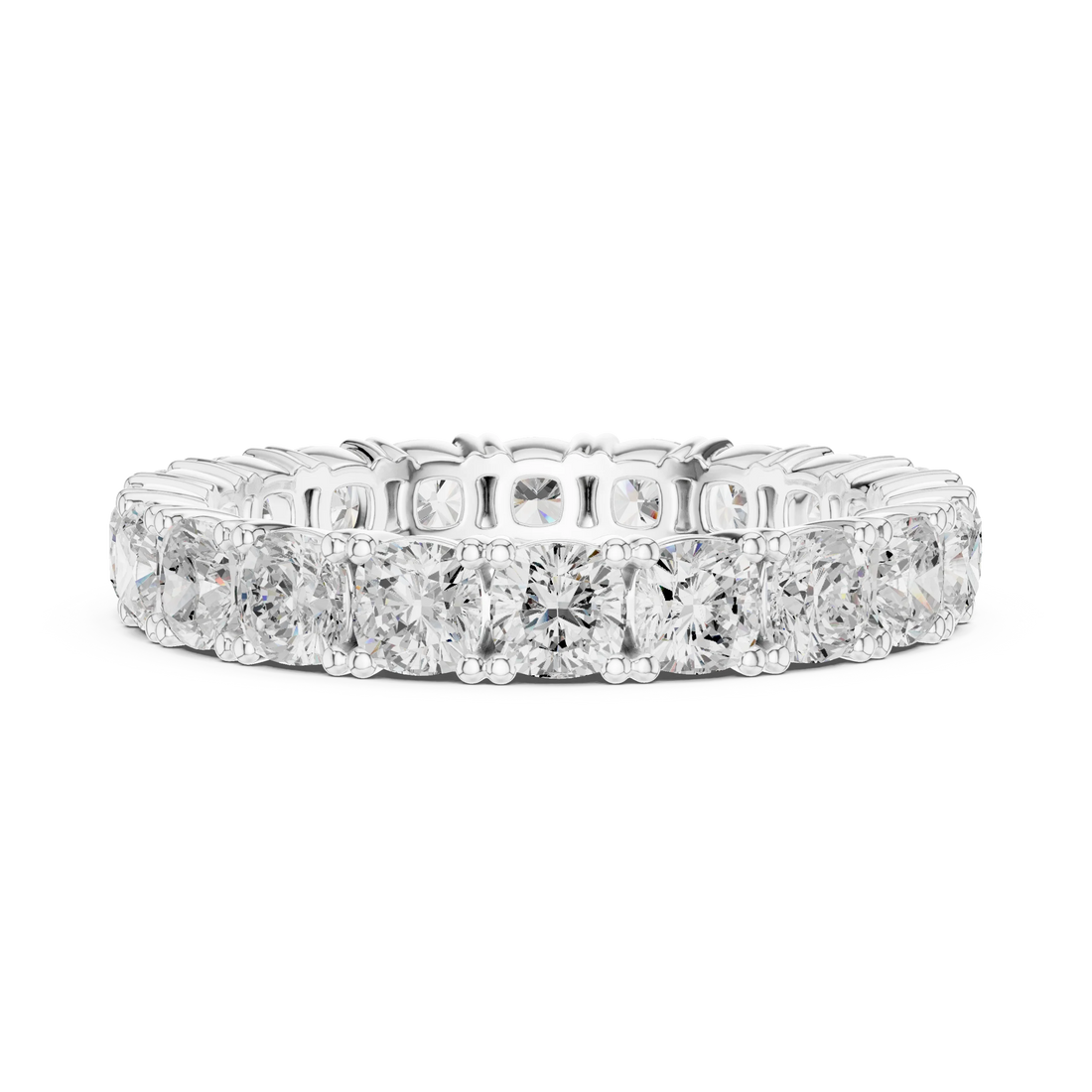 Cushion Diamond Full Eternity Band