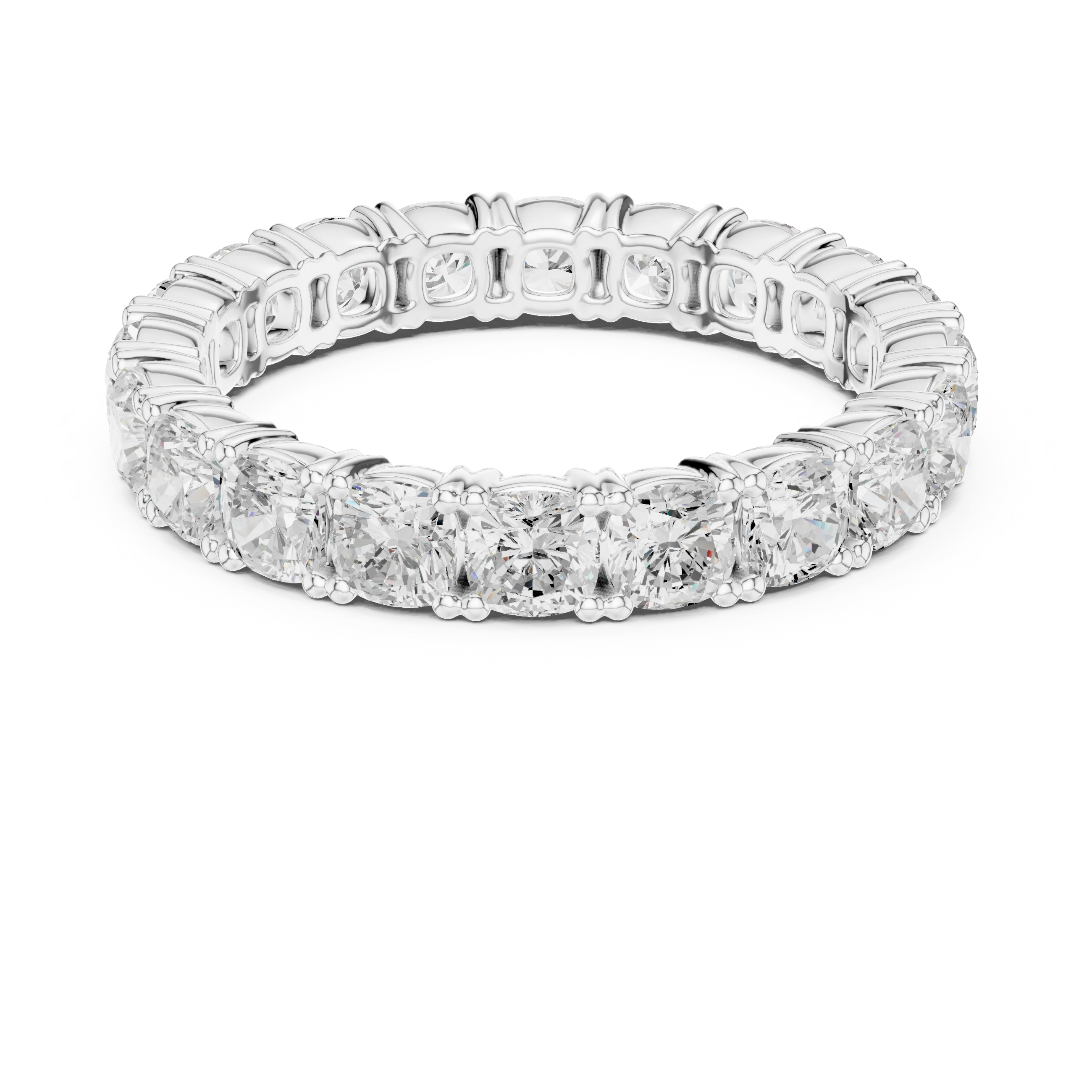 Cushion Diamond Full Eternity Band